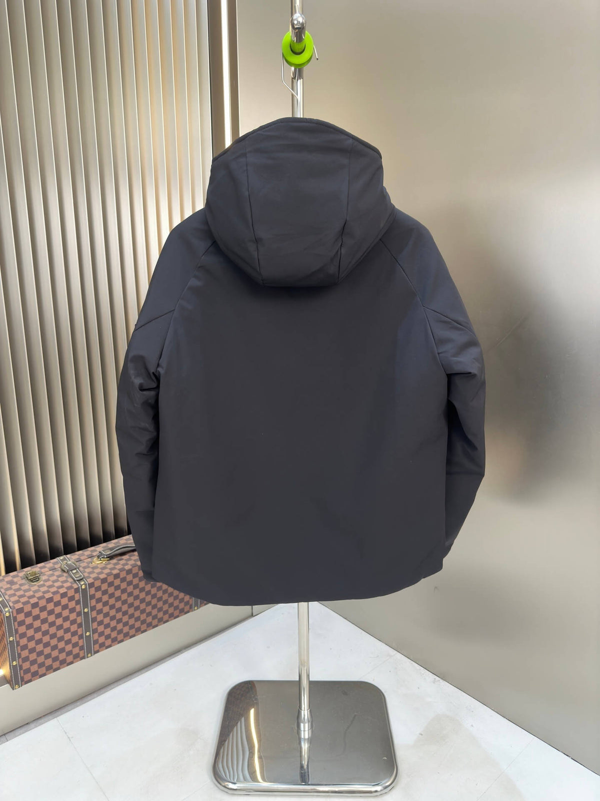 Zegna Men’s Hooded Down Jacket- Black