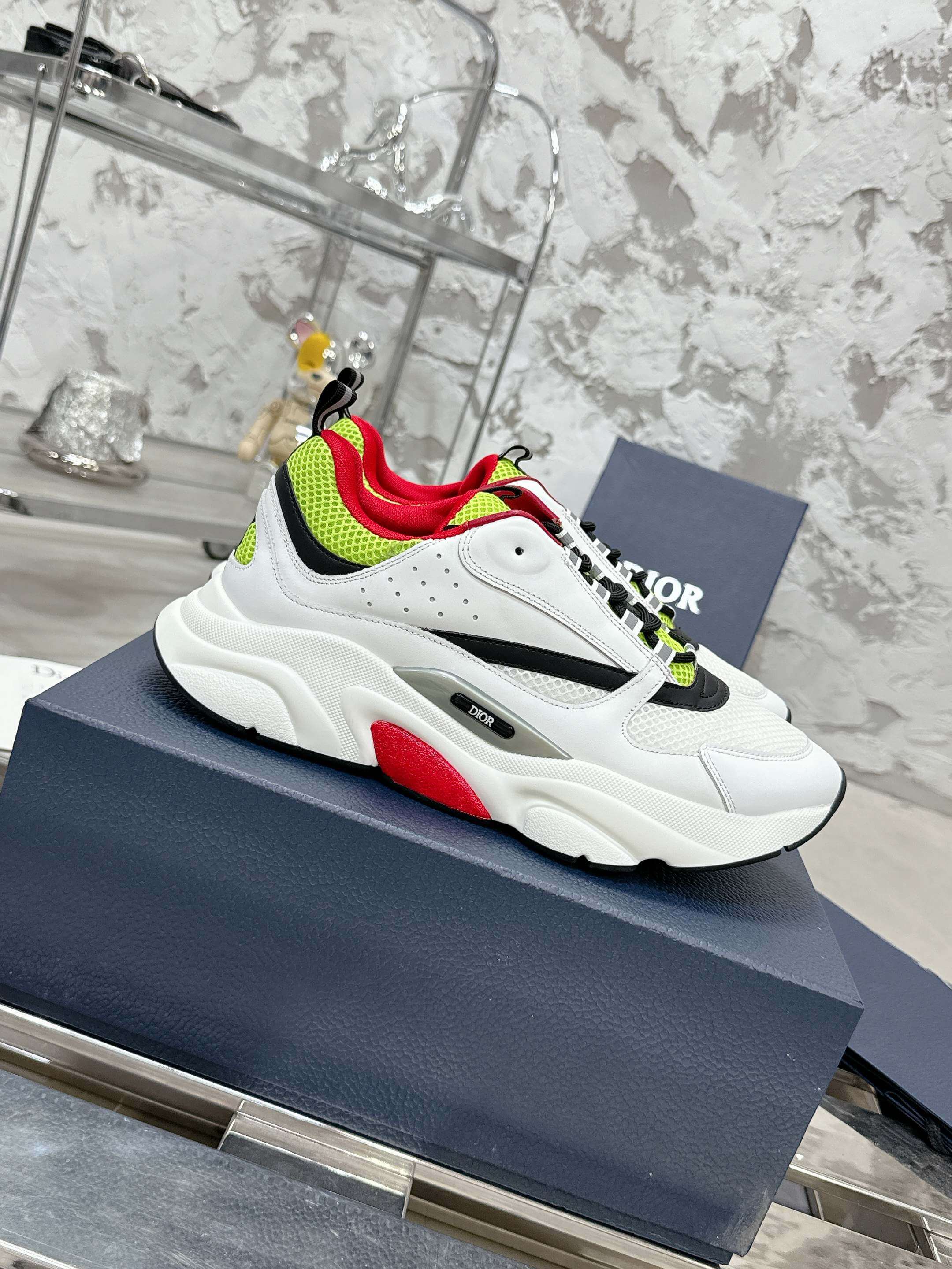 Dior B22 Neon Rush Runner Sneakers – HolloMen