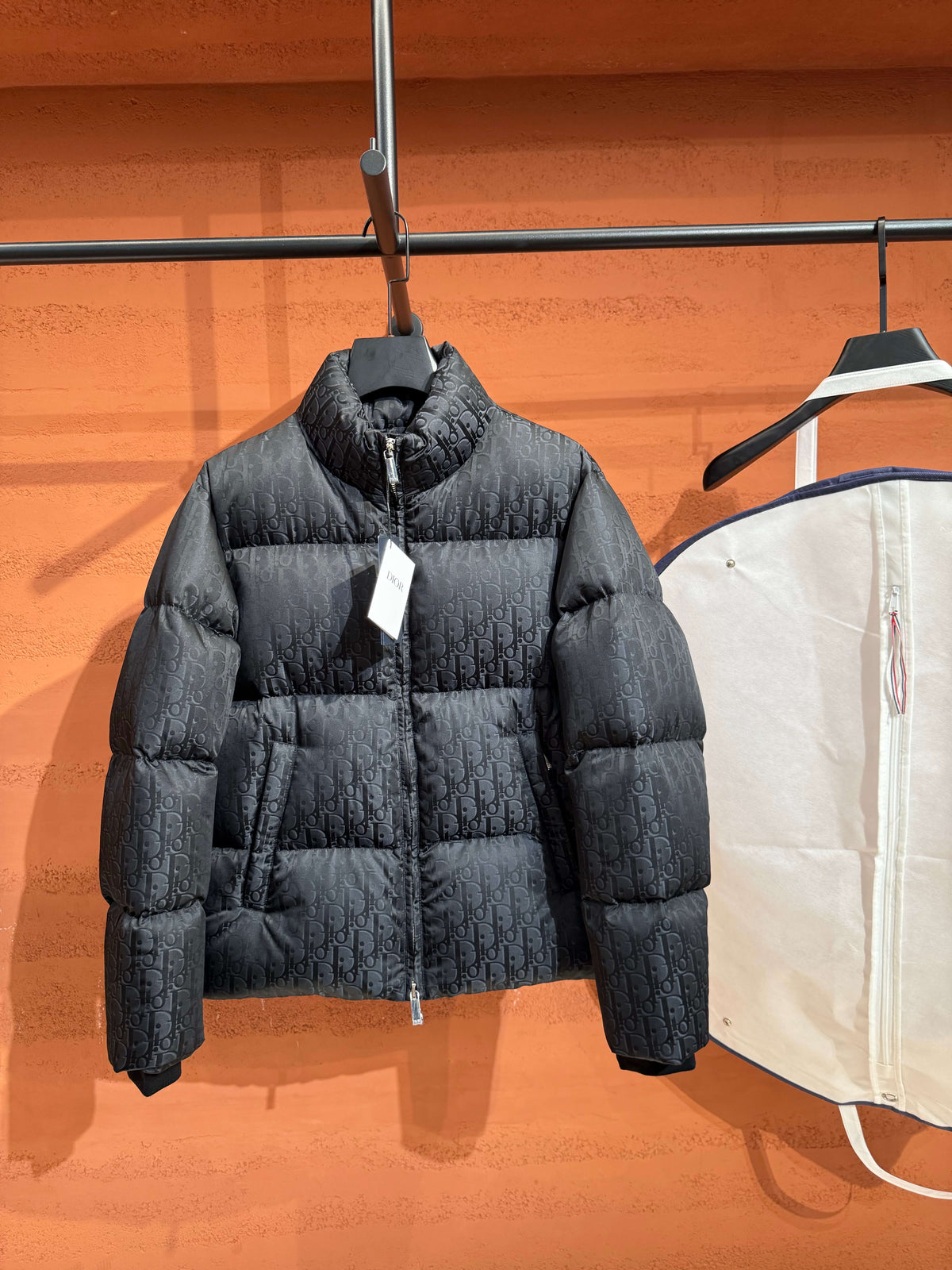 Dior Oblique Down Puffer Jacket – Black Jacquard
