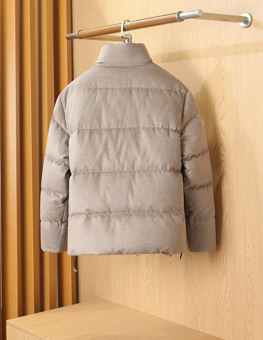 Loro Piana GreyOasi Quilted Cashmere Jacket