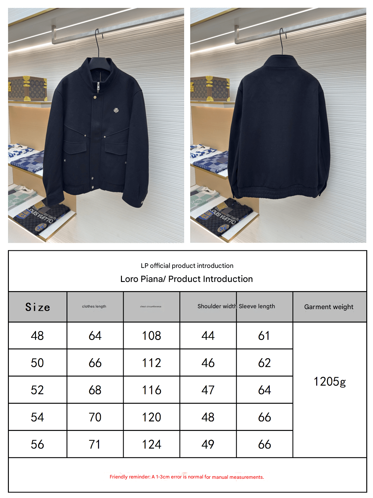 Loro Piana Minimalist Cashmere Jacket- Black