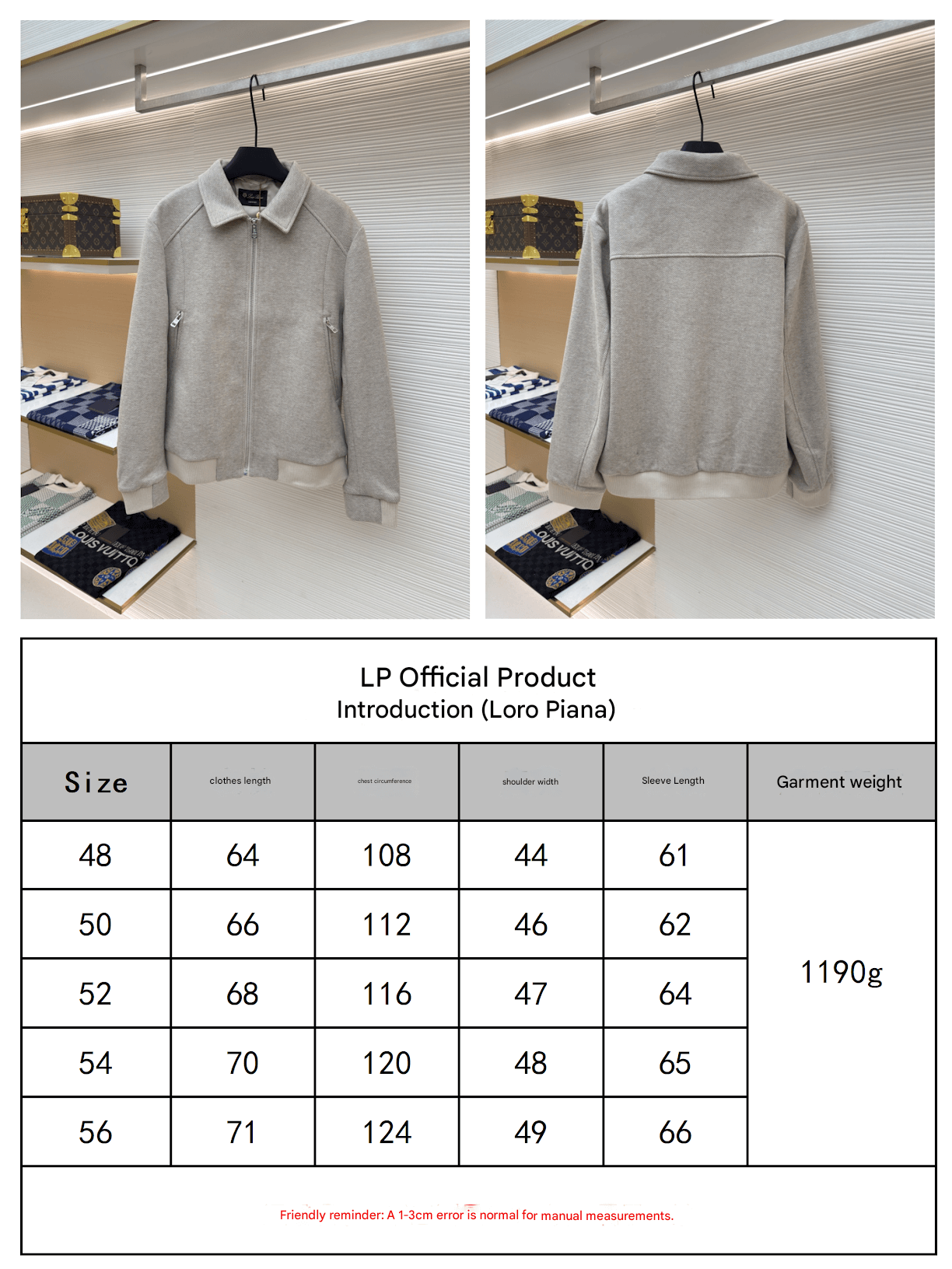 Loro Piana Stand-collar Cashmere Jacket- Light Gray