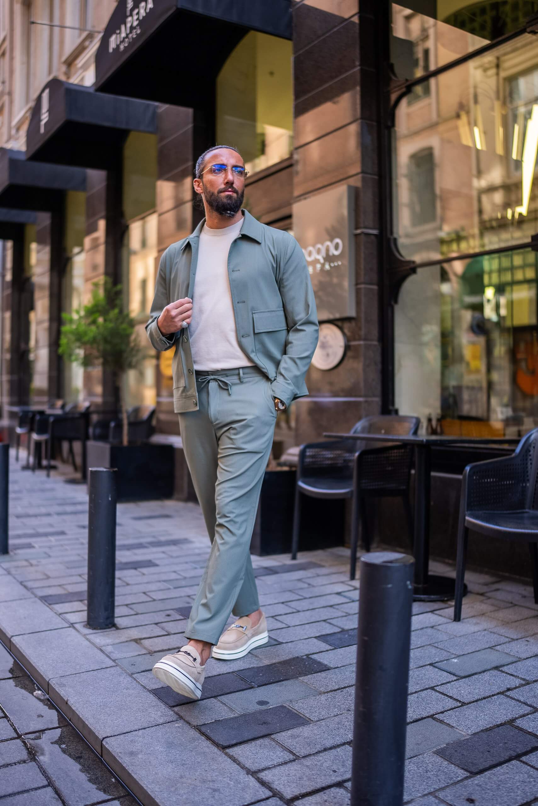 Men's Khaki Lightweight Summer Co-ord – HolloMen