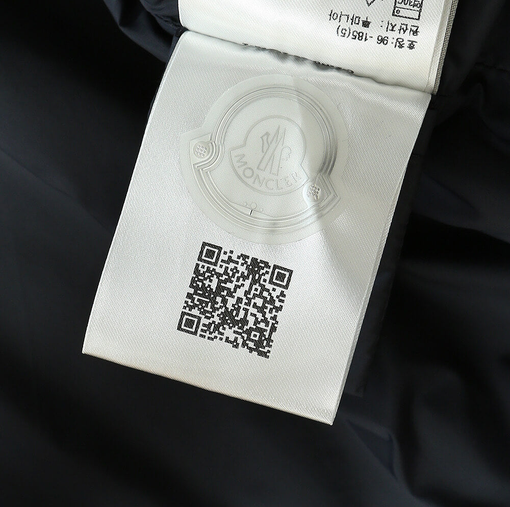 Moncler Black Hybrid Zip-Up Padded Knit Jacket