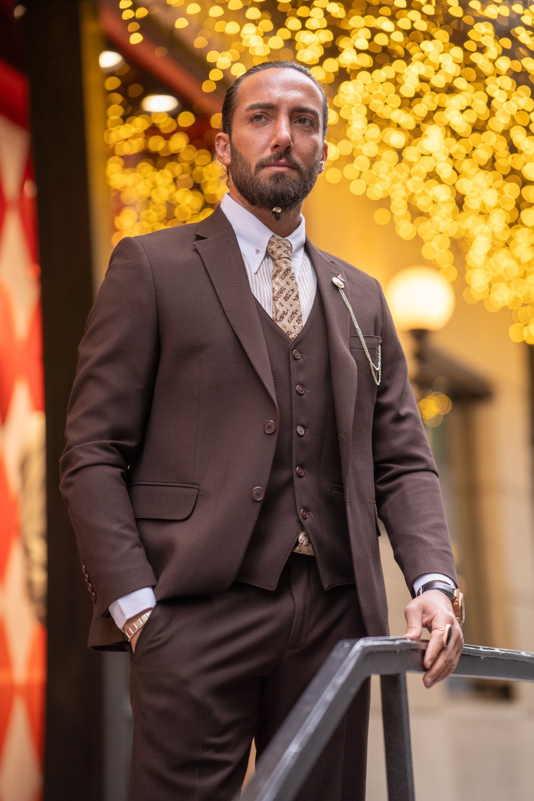 Brown Suit HolloMen Brown Suit HolloMen