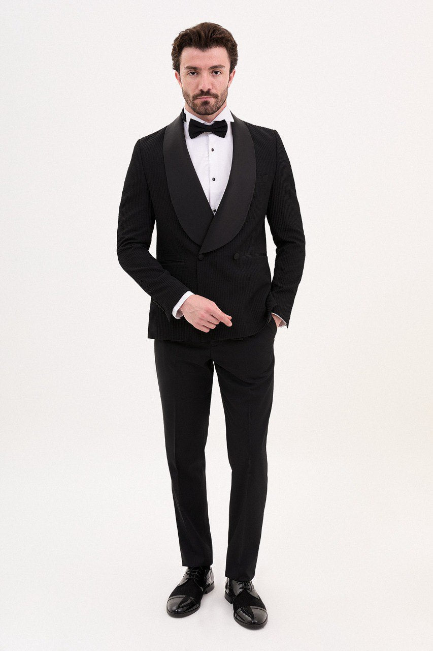 Men's Formal Dress Code Black Tuxedo HolloMen Men's Formal Dress Code Black Tuxedo HolloMen