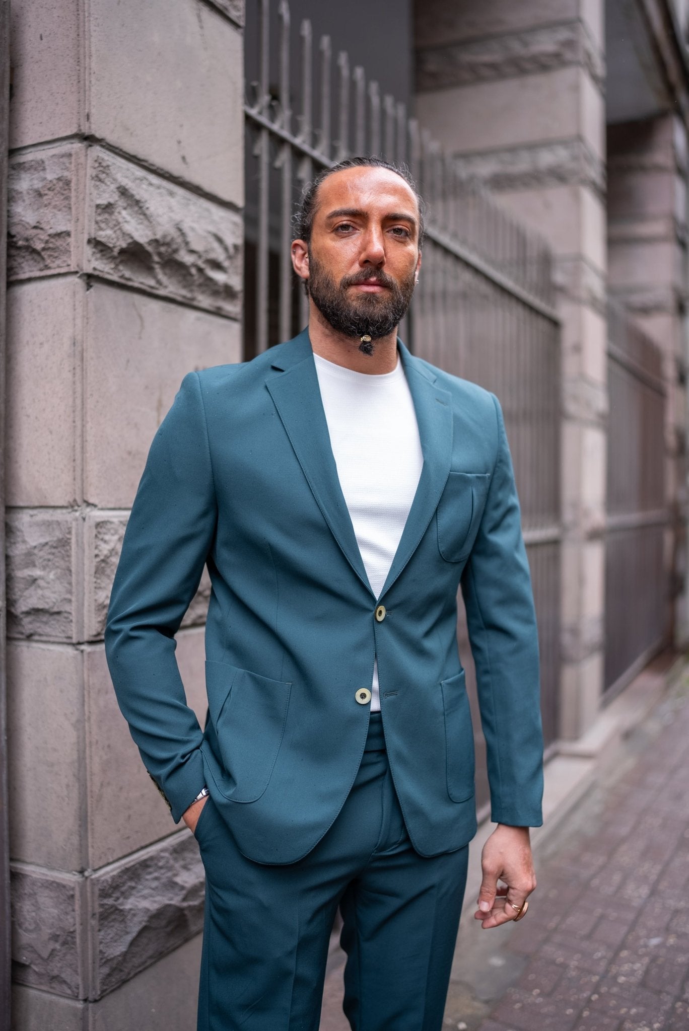 Unmatched Charisma: Stand Out in Emerald Wedding Casual Suit HolloMen Unmatched Charisma: Stand Out in Emerald Wedding Casual Suit HolloMen