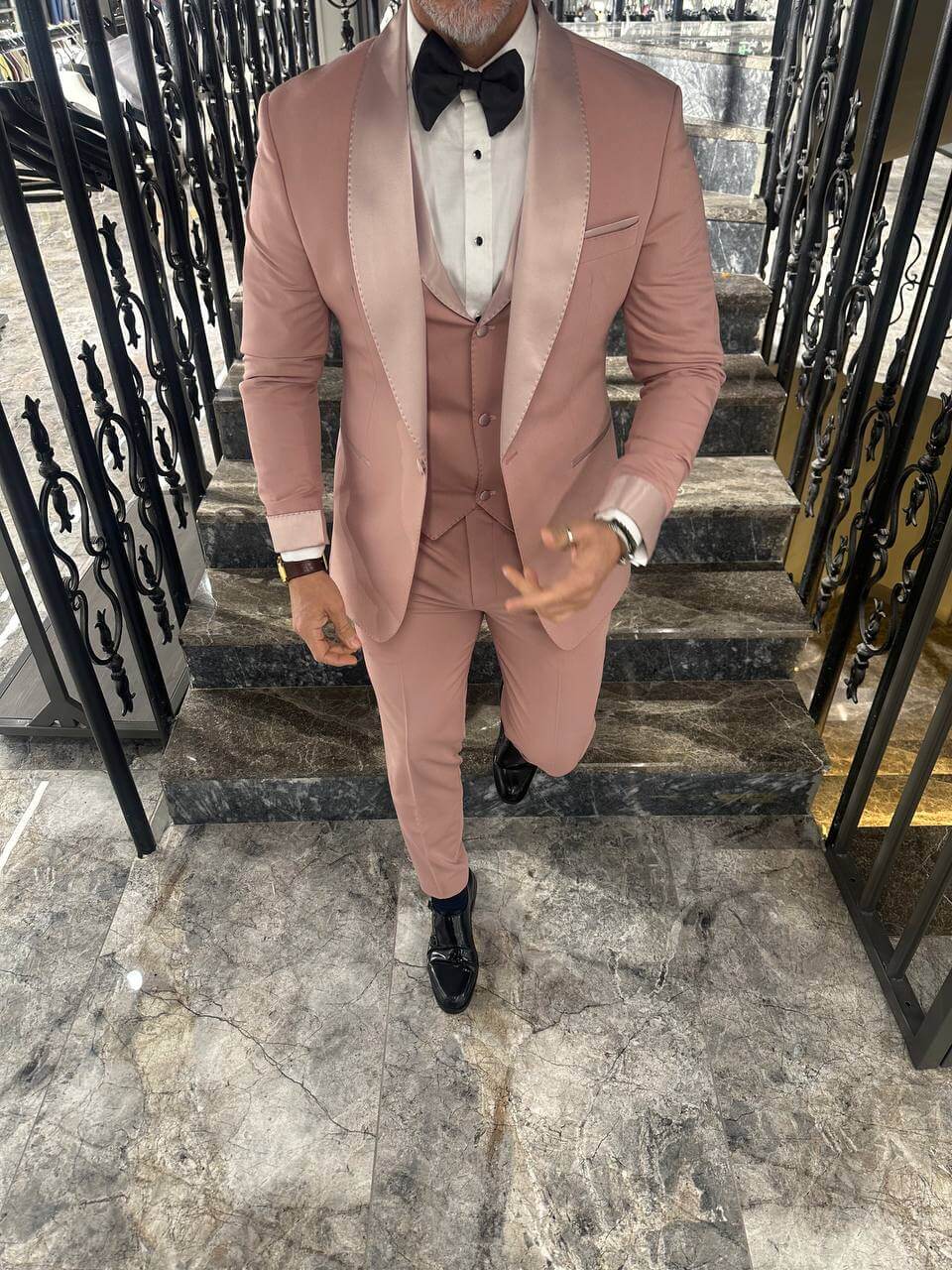 pink tuxedo dress Pink Tuxedo Dress