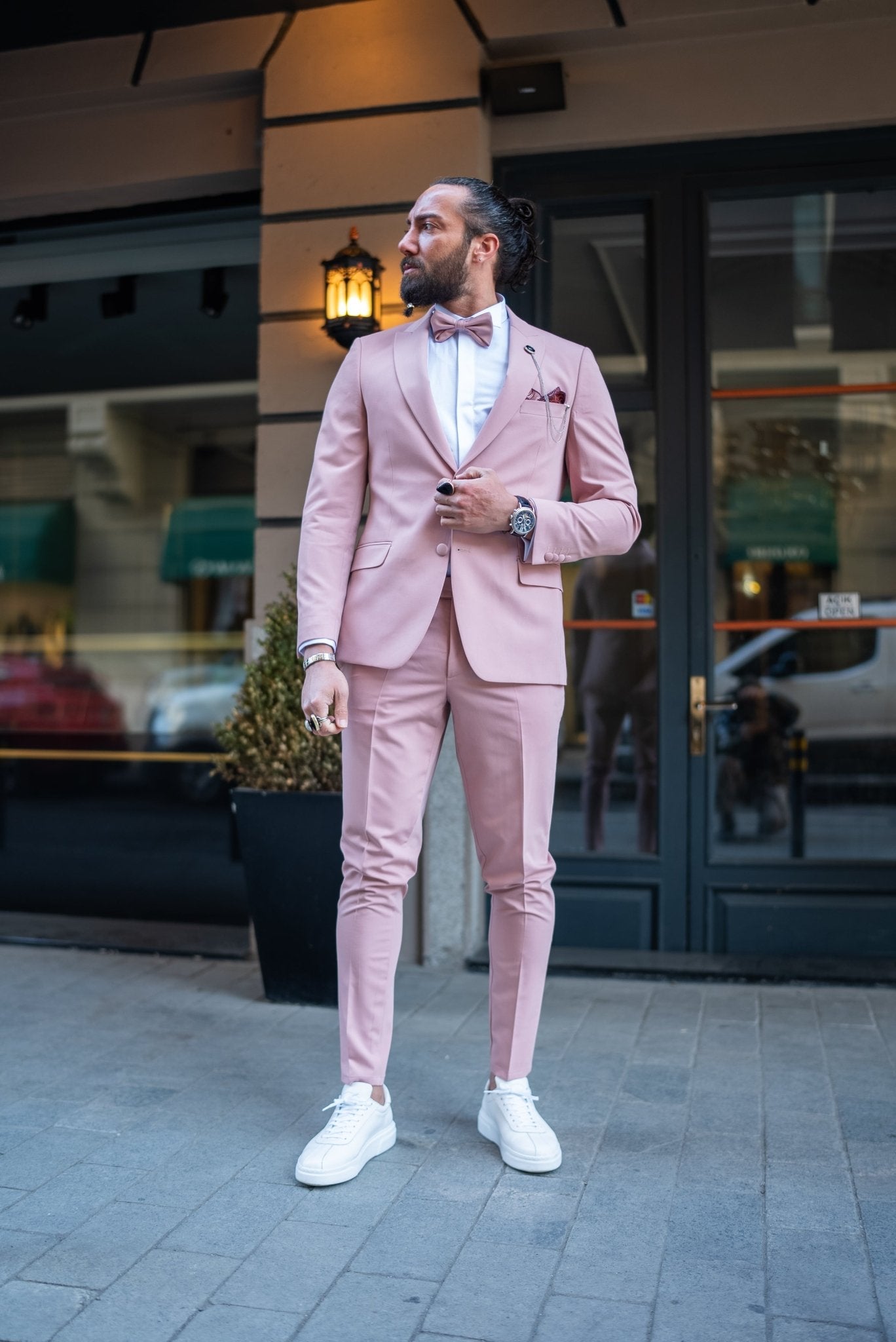 Pink Panache Tuxedo for Men - Perfect for Weddings | HolloMen Pink Panache Tuxedo for Men - Perfect for Weddings | HolloMen