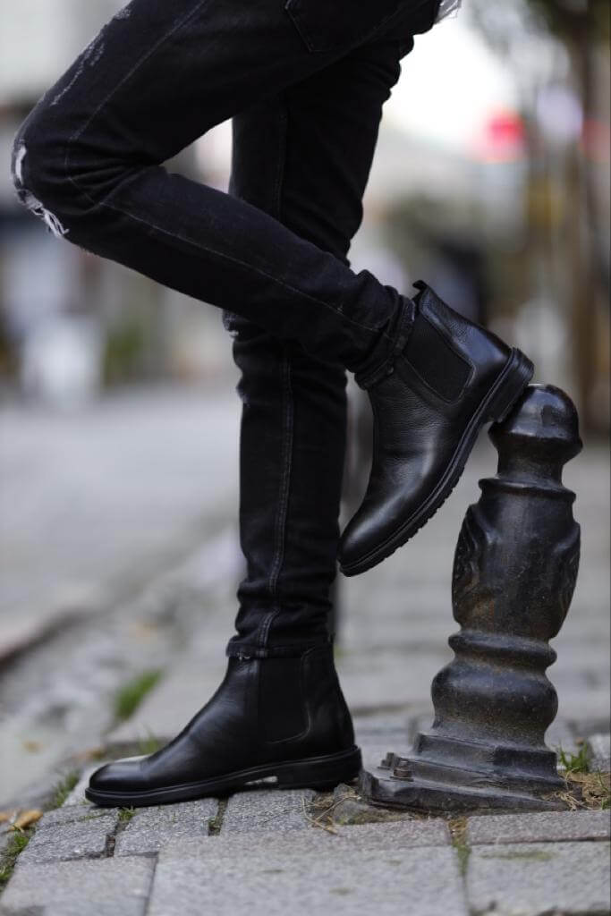 Bern Black Chelsea Boots
