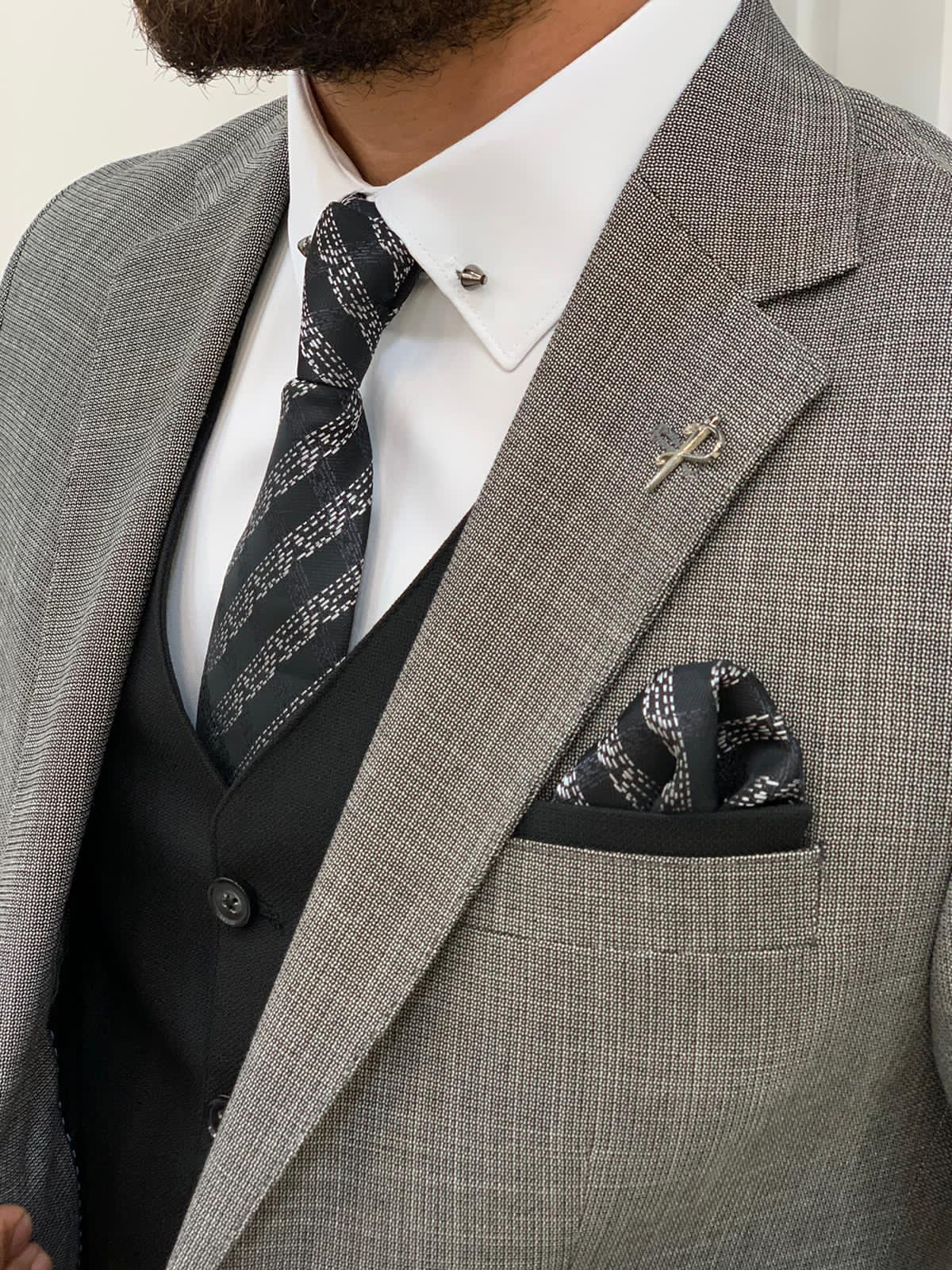 Birch Slim Fit Gray Suit