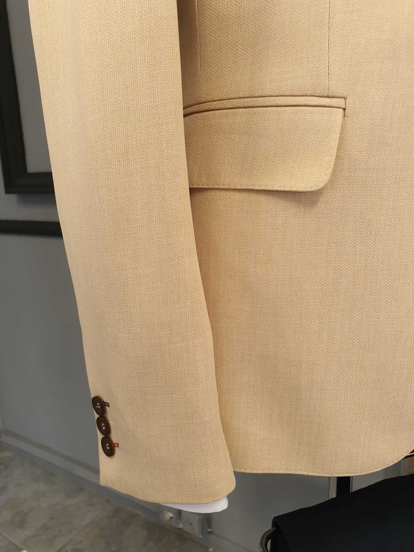 Bjorn SlimFit Beige Linen Suit - Hollo Men