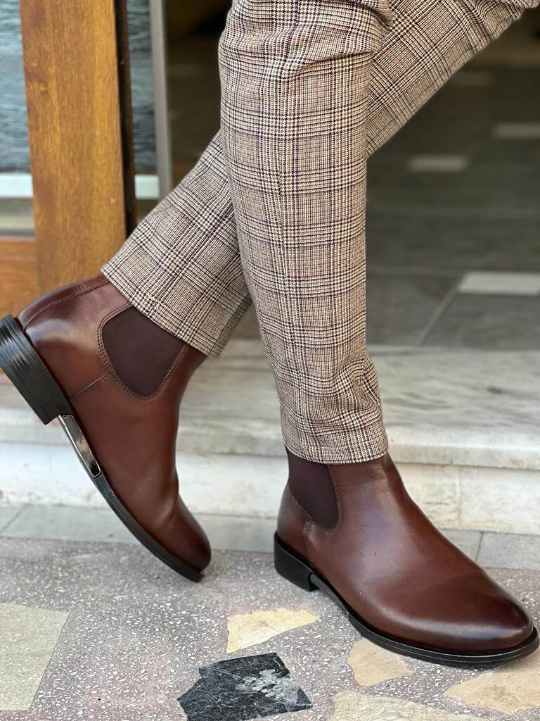 Winter Outfit Outfit Braune Boots Brown Chelsea Boots For Men Fall