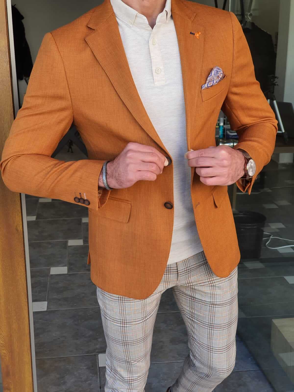 Filbert Linen Jacket - Hollo Men