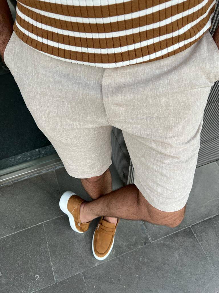 Beige Shorts by HolloMen: Essential Summer Attire