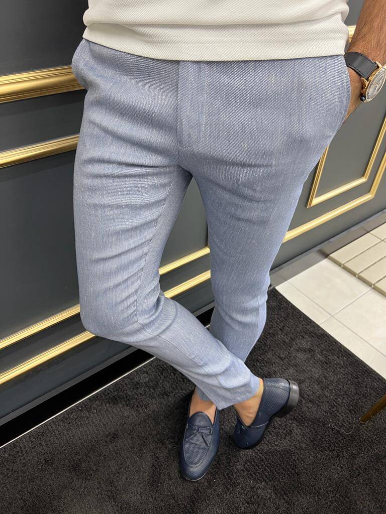 Timeless Light Blue Trousers