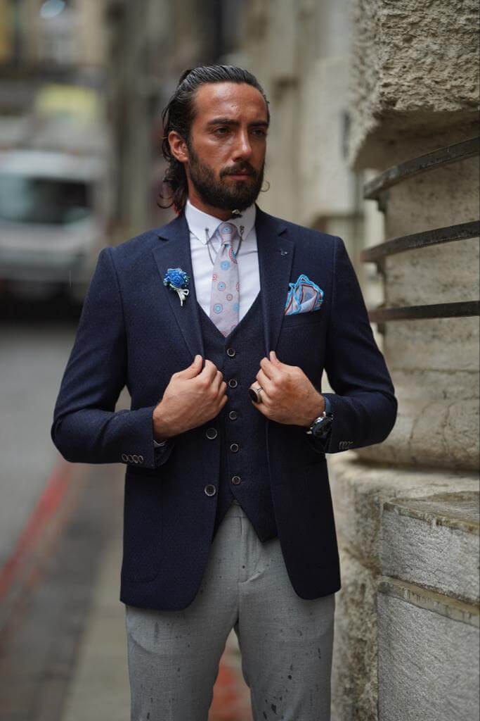 Myall dark blue jacket