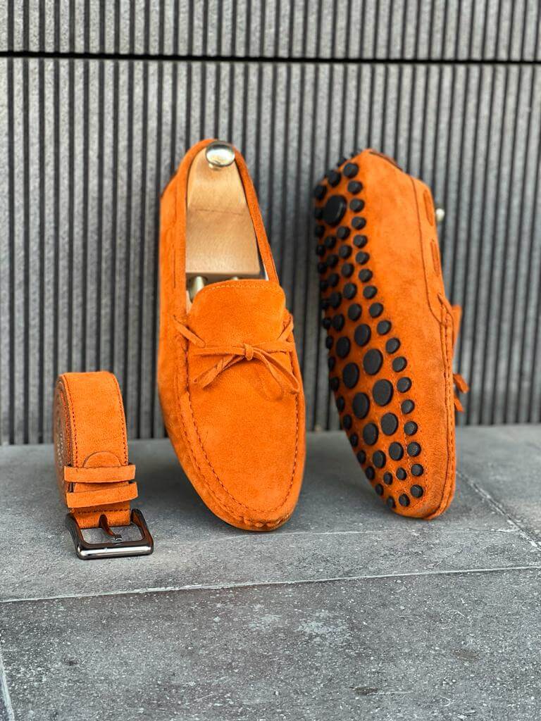 Orange Rock Casual Loafers