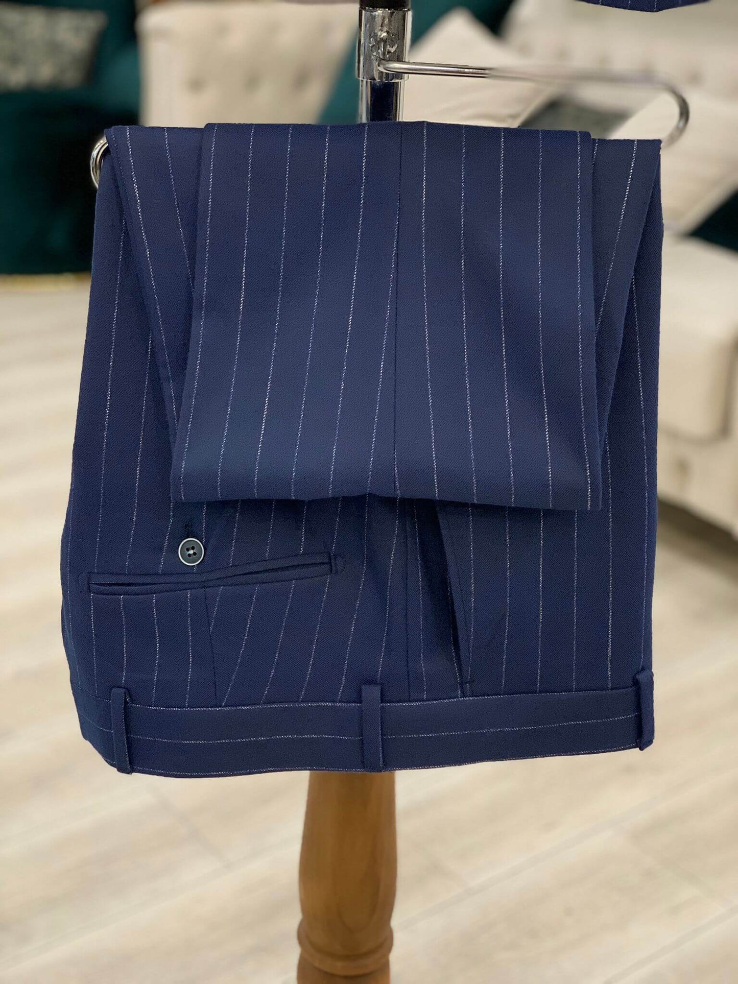 Ottawa Sax Blue Slim Fit  Suit