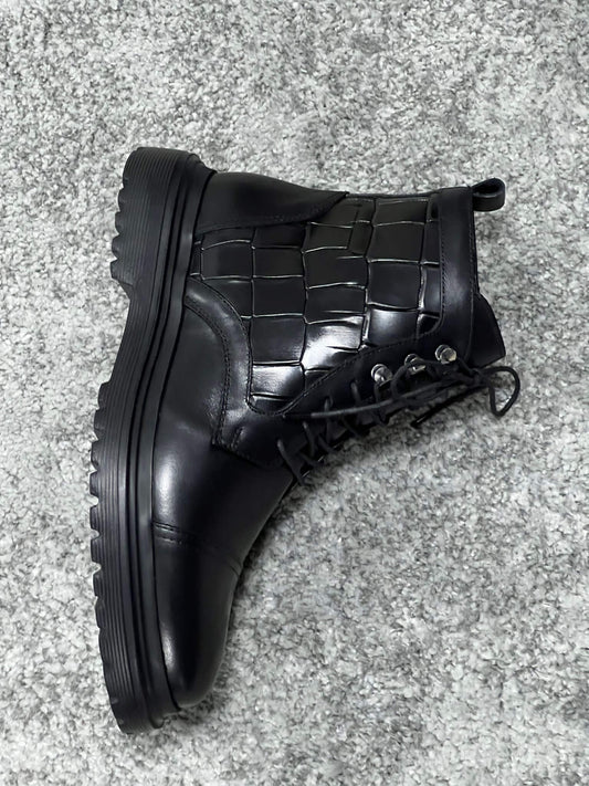 Side Zippered Black Boots