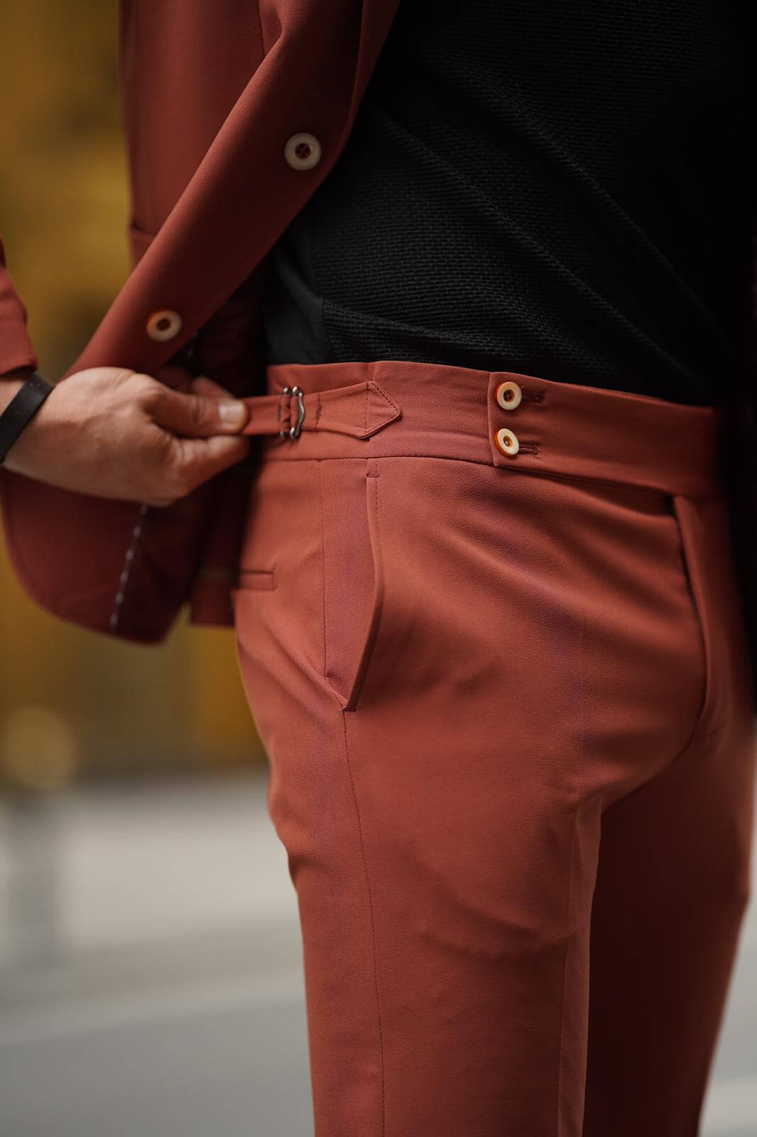 Slim Fit Tile Casual Suit