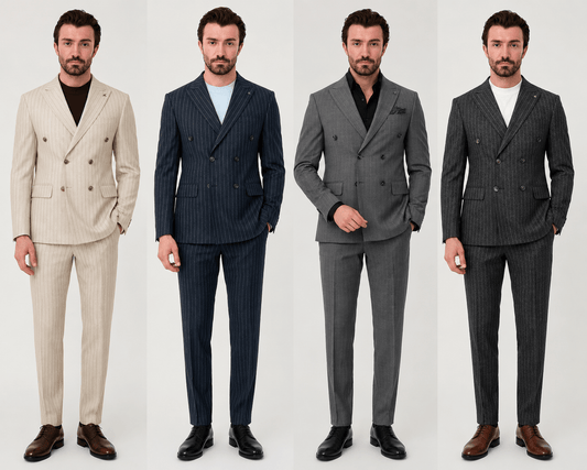 HolloMen Pinstripe Suits 