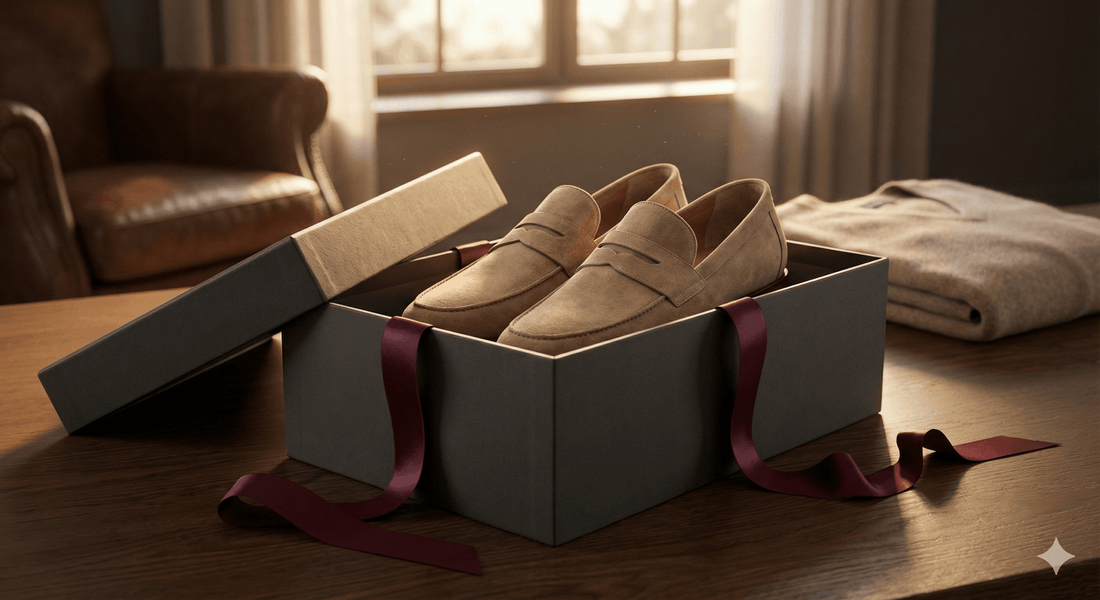 men's loafer as gift for Valentines day.