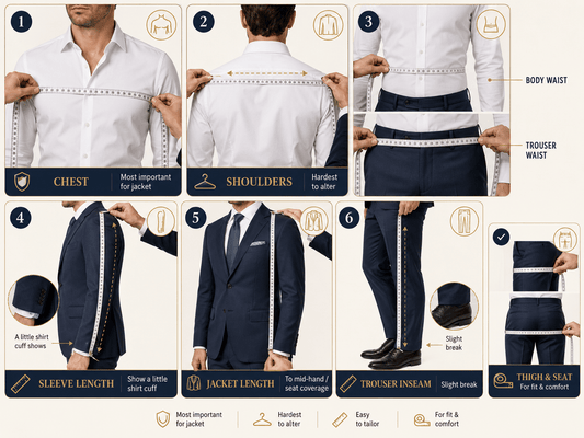 Suit fitting guide