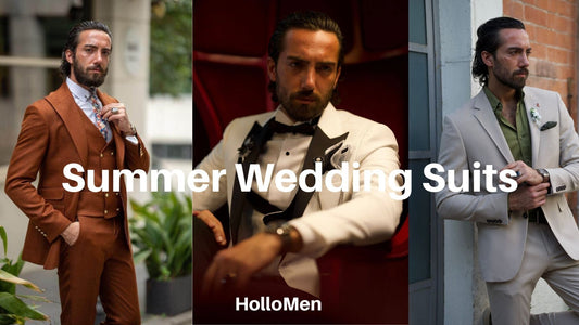 Summer Wedding Suits For Groom and Groomsmen 2024
