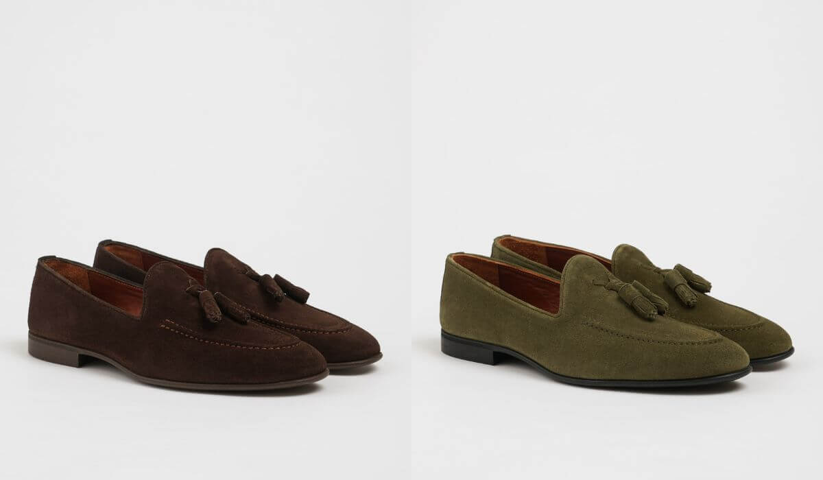 Men's Suede Tassel Loafers