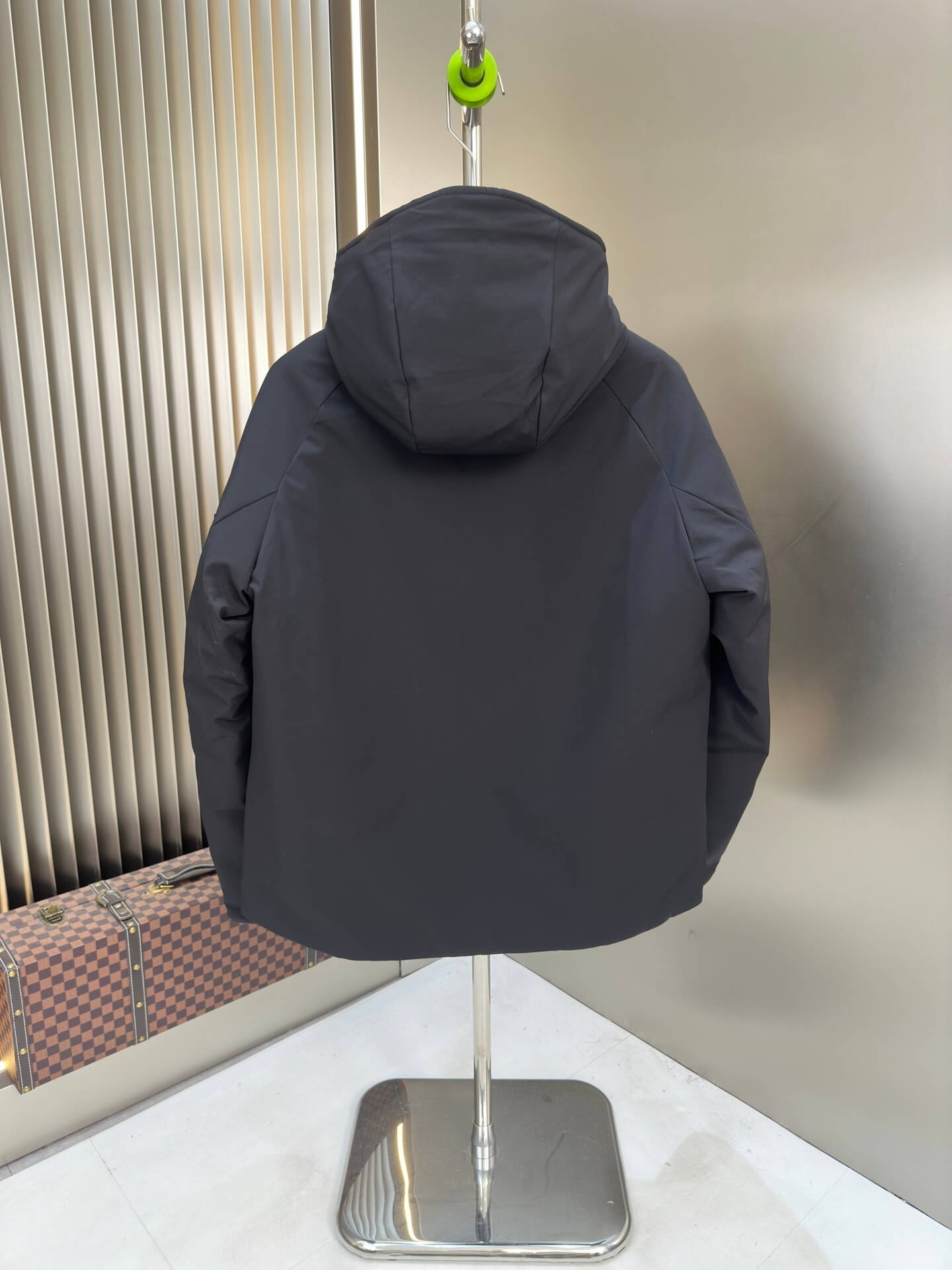 Zegna Men’s Hooded Down Jacket- Black