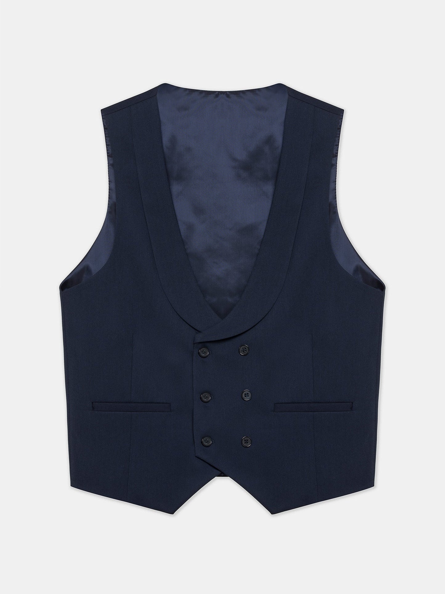 Men’s Formal Navy Modern-Fit 3-Piece Suit.