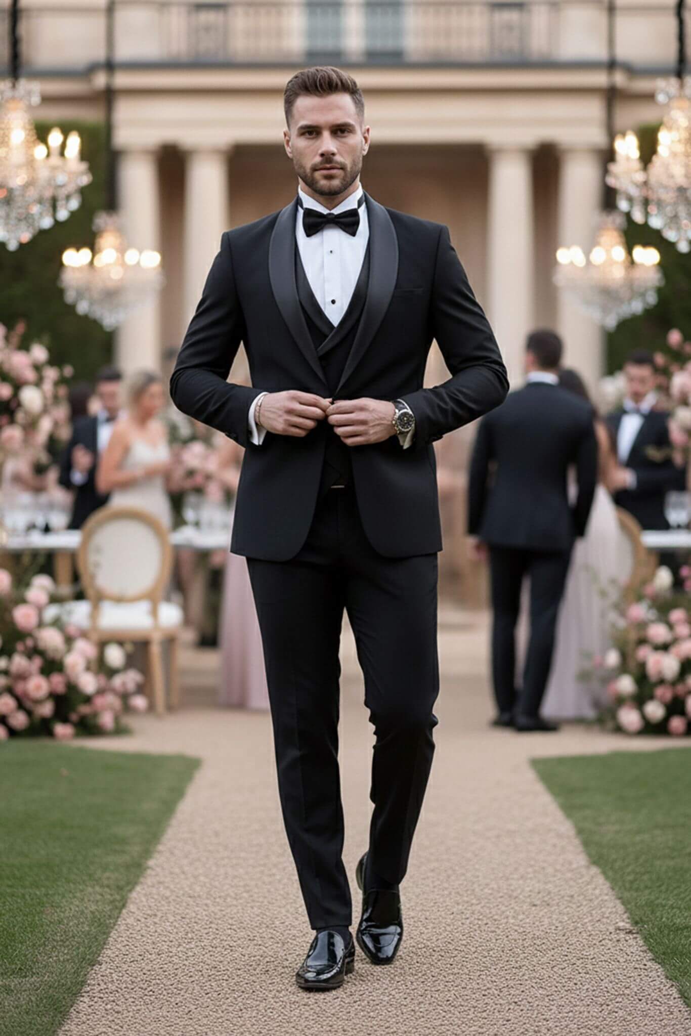 Completo da sposo smoking nero