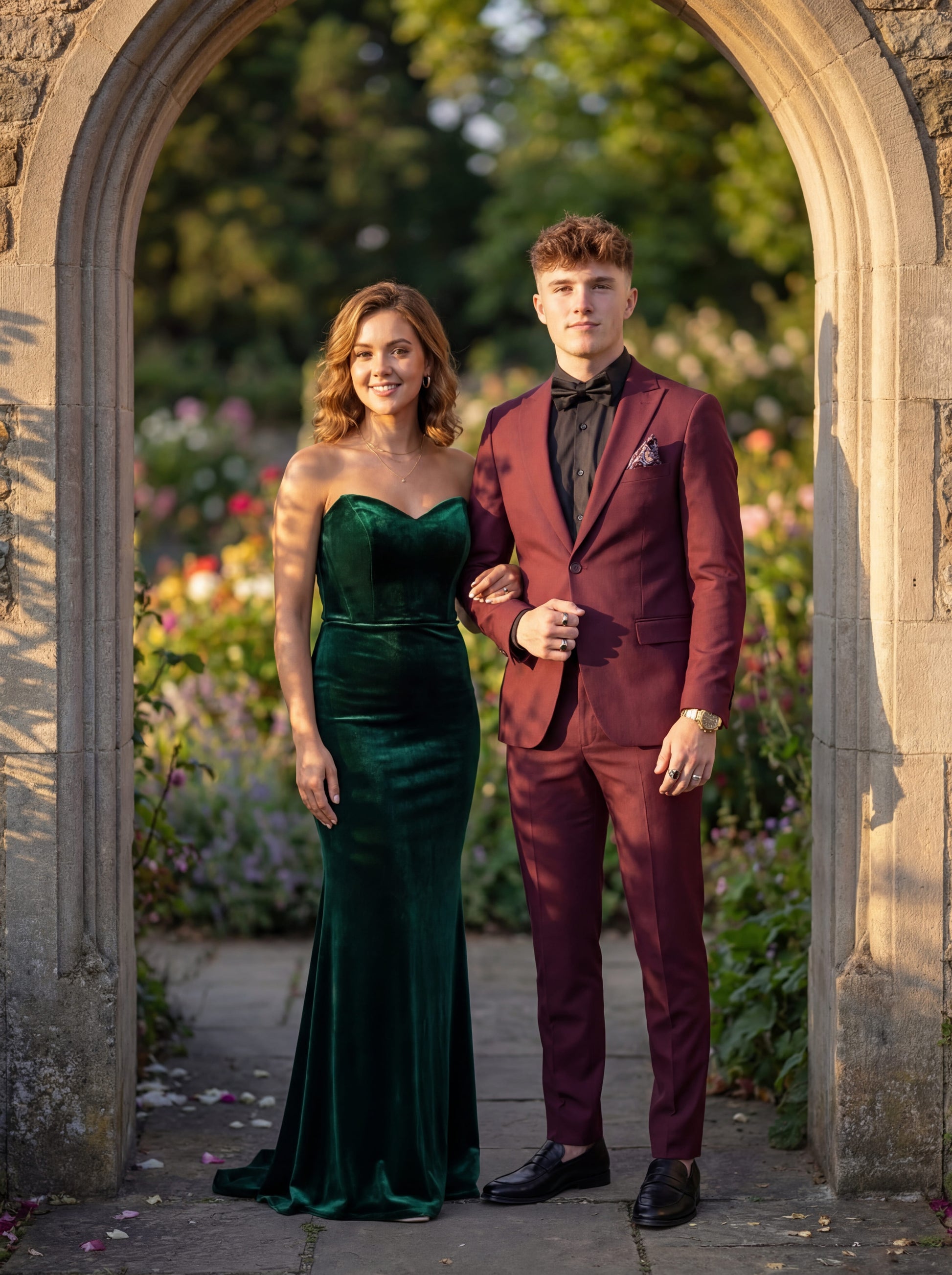 Burgundy Slim Fit Prom Tuxedo | Prom 2026 | HolloMen