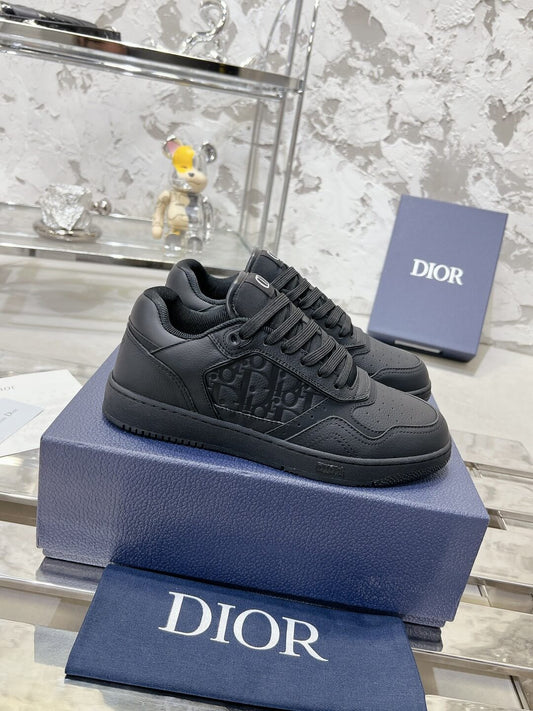 Christian Dior B27 Low-top All Black Leather