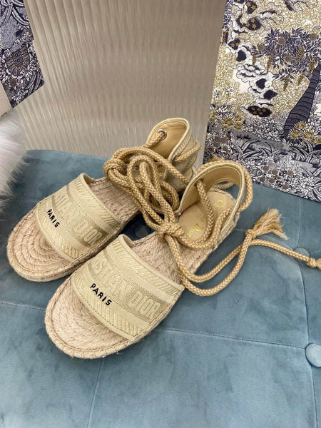 Christian Dior Dark Beige Summer Sandal – HolloMen