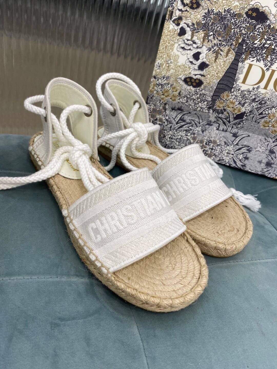 Christian Dior White Summer Sandal