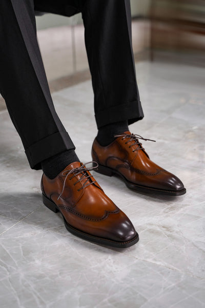 brown dress shoes men near me Cognac Classic Brogue Derby – Premium Men’s Leather Shoes. 41 keyword:kingmaker up front Cicinia Little Black Dresses COLOR:Bronze/Black