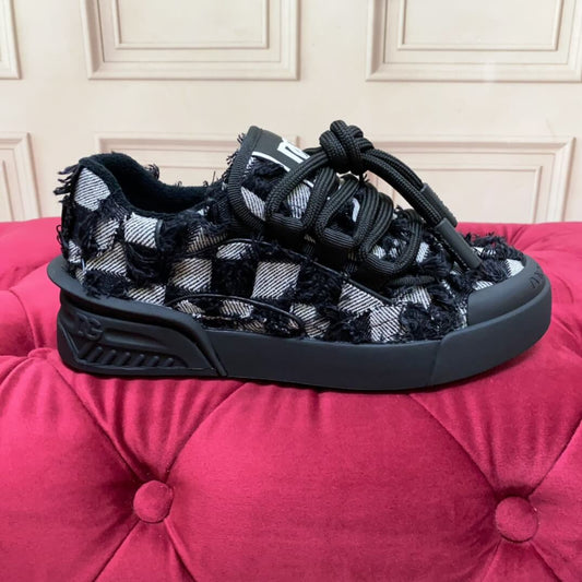 Ténis Dior B25 Xadrez Preto e Branco Luxe