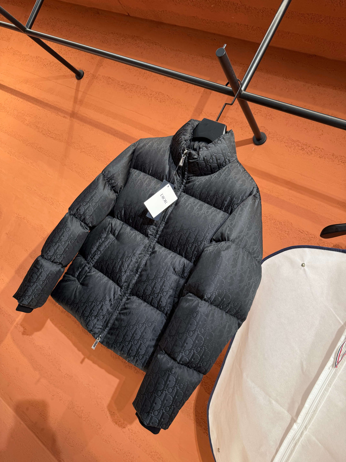Dior Oblique Down Puffer Jacket – Black Jacquard