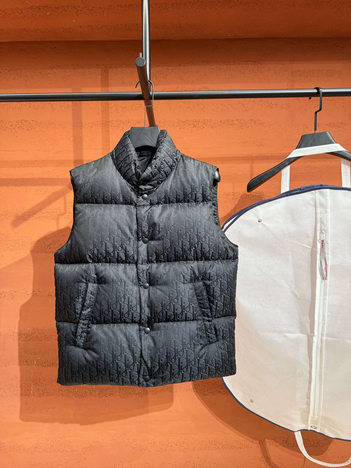 Dior Oblique Down Vest – Black Jacquard