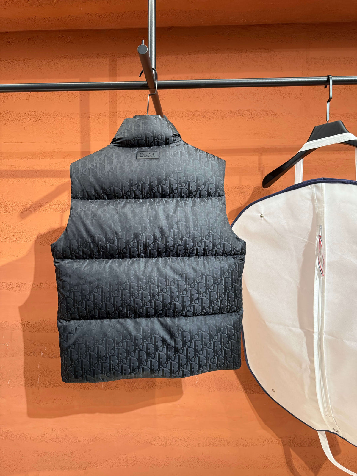 Dior Oblique Down Vest – Black Jacquard