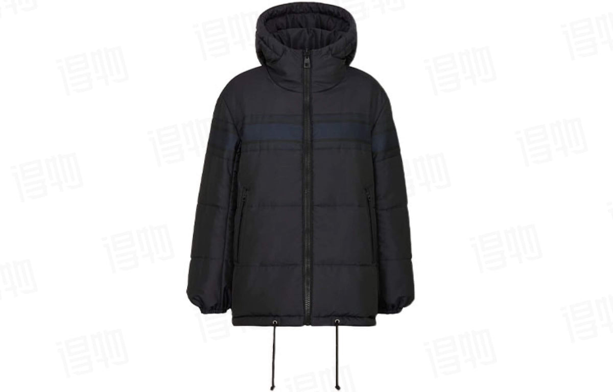 Christian Dior Reversible Oblique Puffer Jacket – Dark Navy Blue