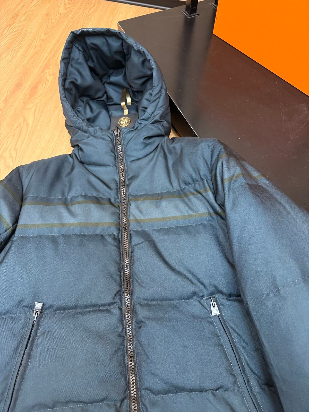 Christian Dior Reversible Oblique Puffer Jacket – Dark Navy Blue