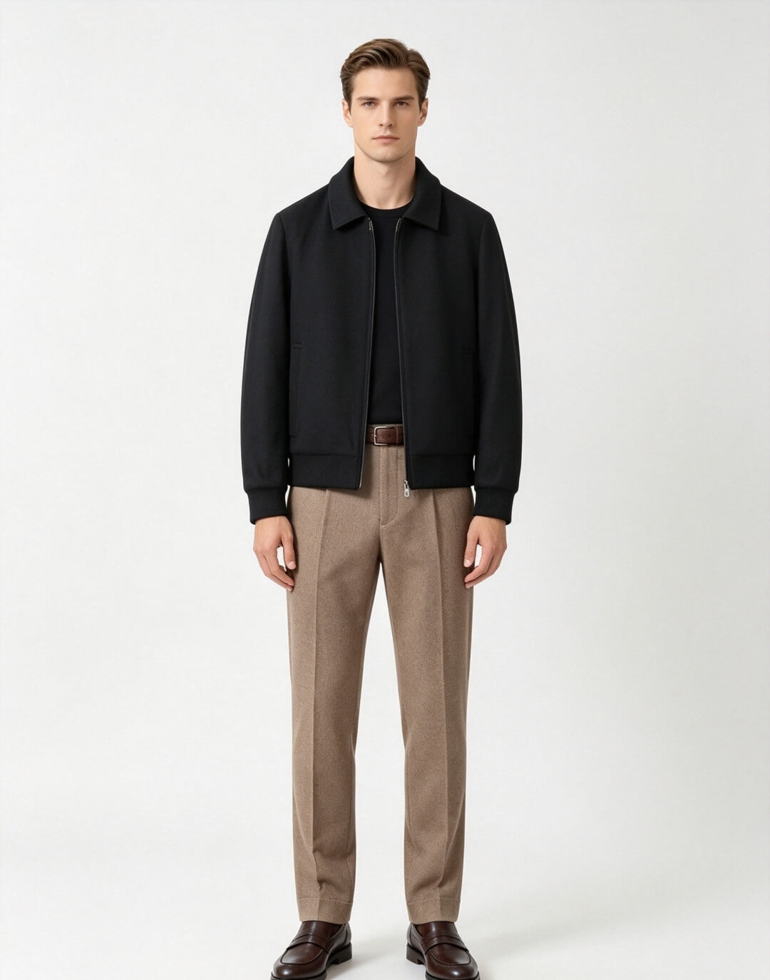 Loro Piana Brown Blouson Jacket