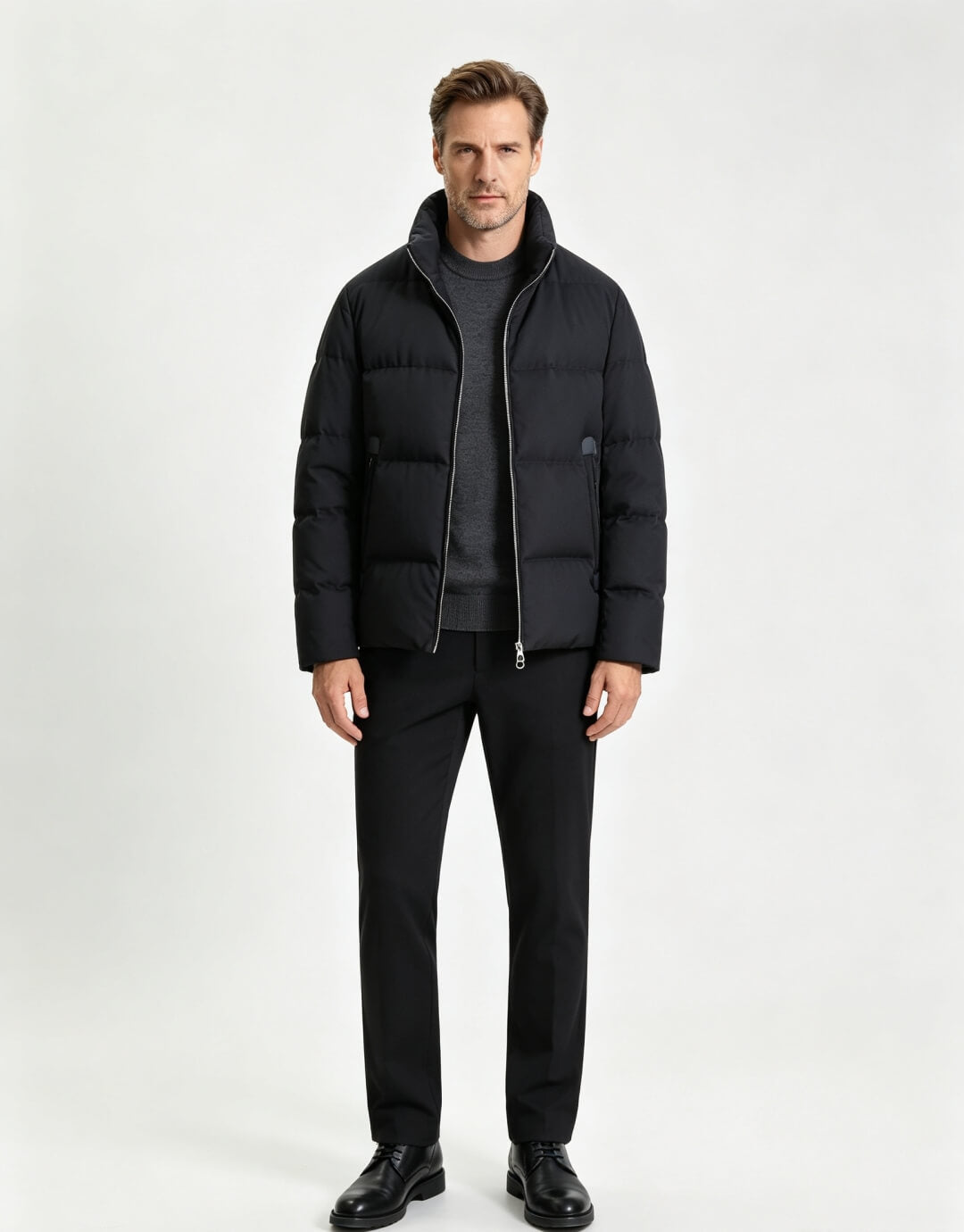 Loro Piana Oasi Cashmere Quilted Puffer Jacket – Black