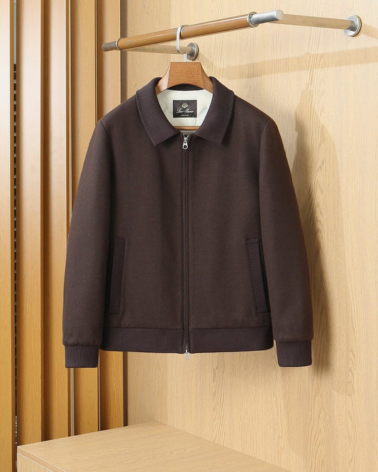 Loro Piana Brown Bomber Jacket