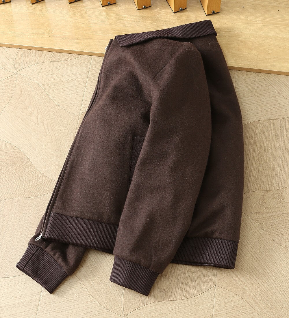 Loro Piana Brown Bomber Jacket
