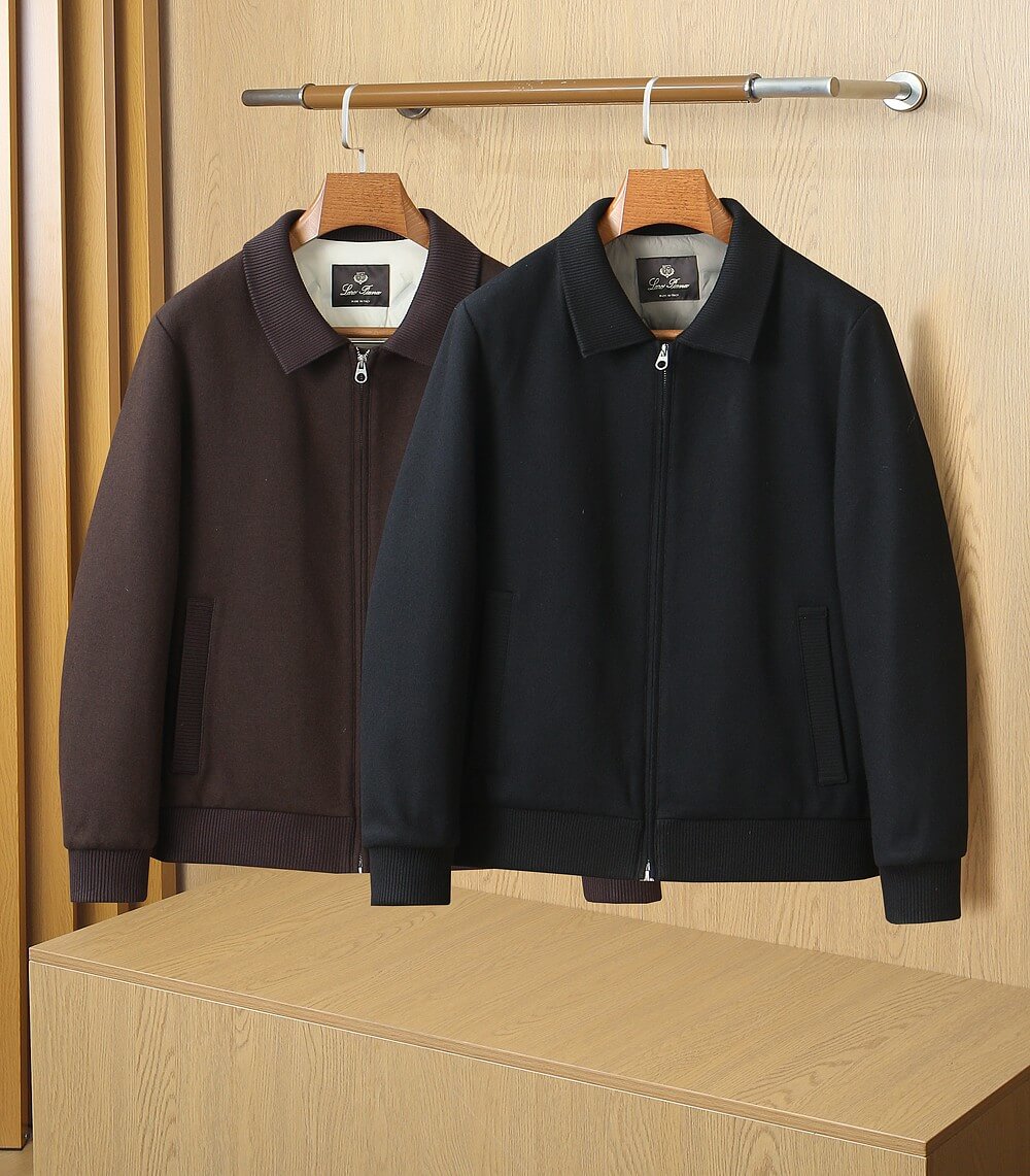 Loro Piana Brown Bomber Jacket
