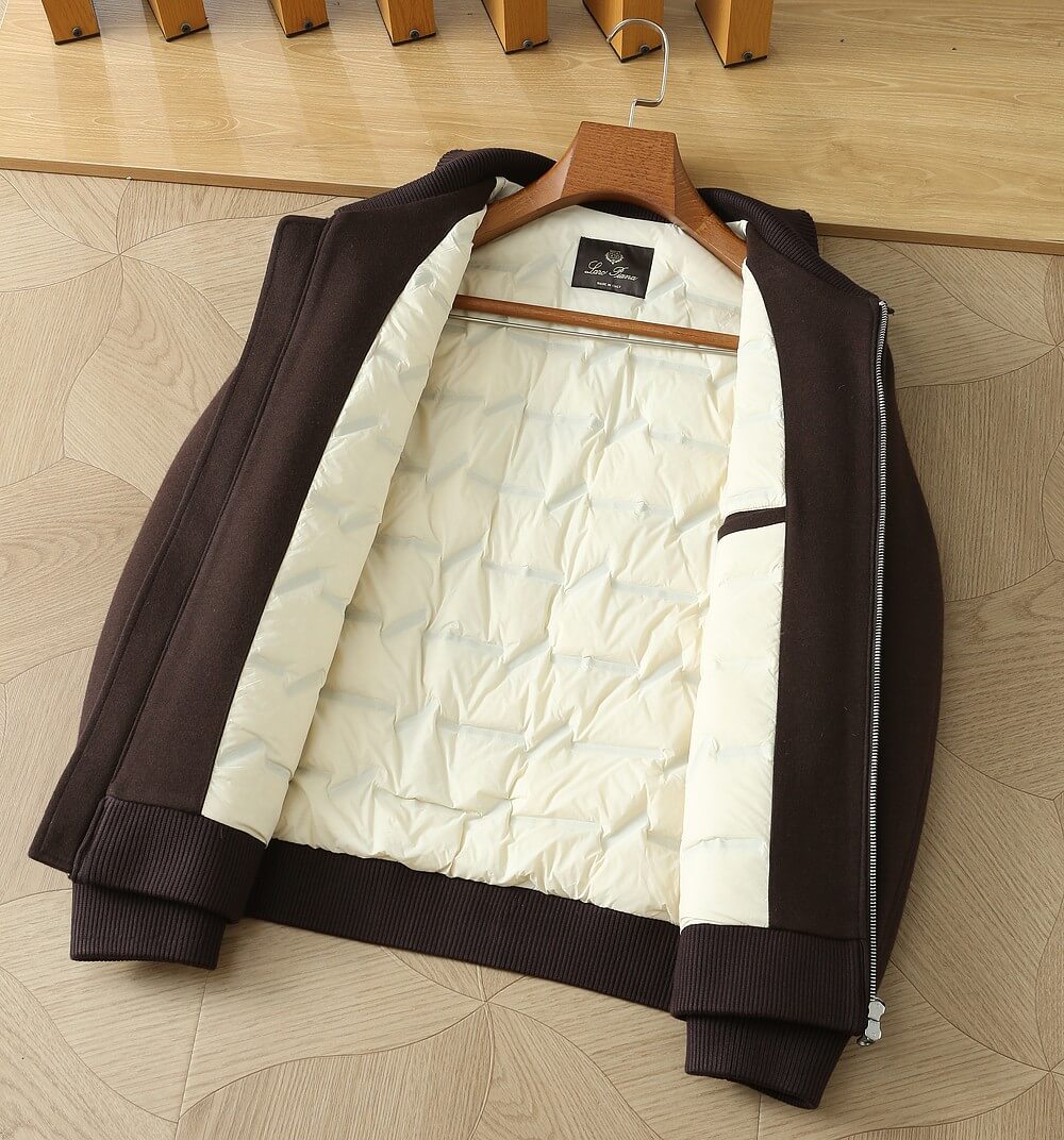 Loro Piana Brown Bomber Jacket